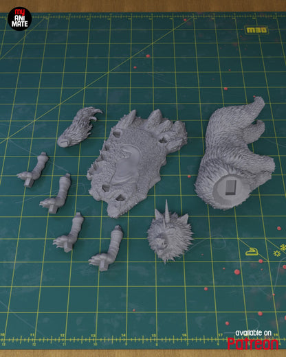 Slime King & Shadow Wolf | Handcrafted Figure