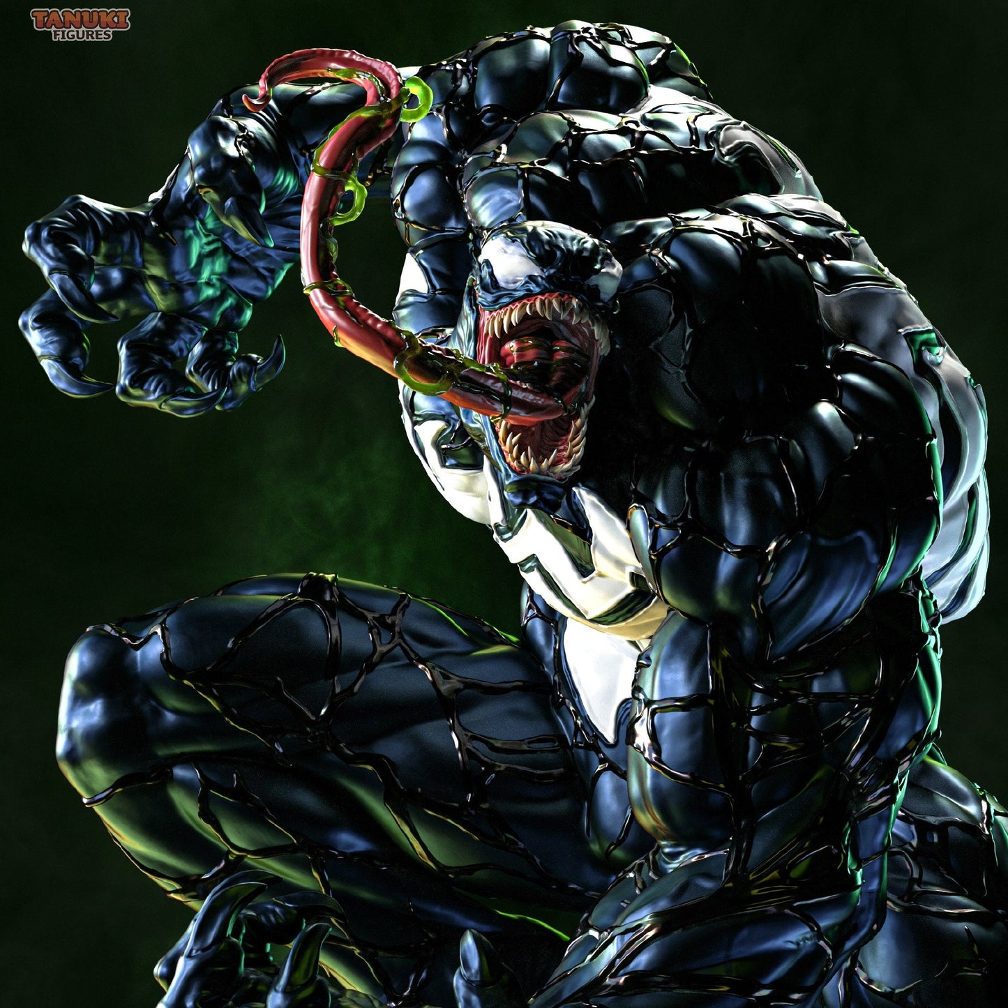 Black Symbiote | Handcrafted Figure