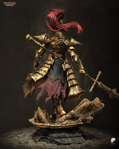 Golden Dragonslayer | Handcrafted Figure