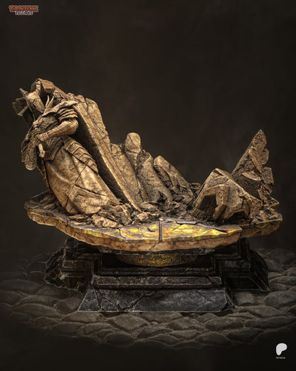 Golden Dragonslayer | Handcrafted Figure
