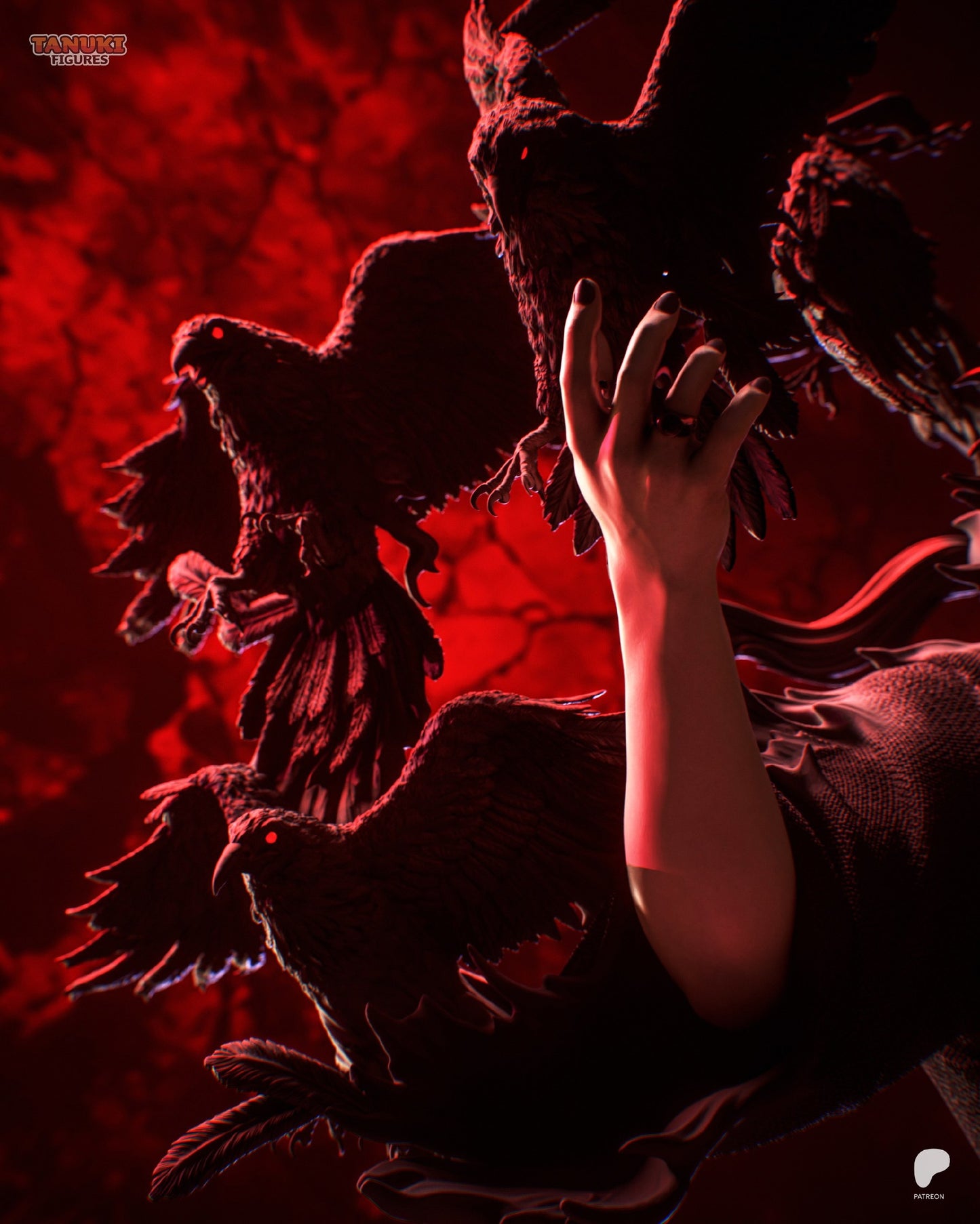 Black Raven | Handcrafted Figure