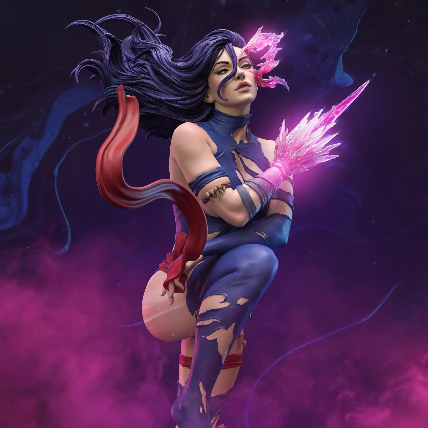 Psychic Blade Warrior | Handcrafted Figure
