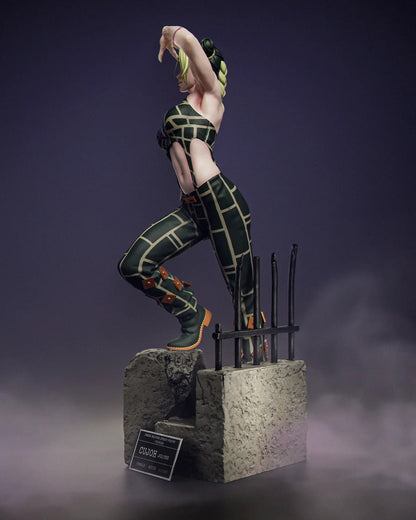 Green String Fighter | Handcrafted Figure