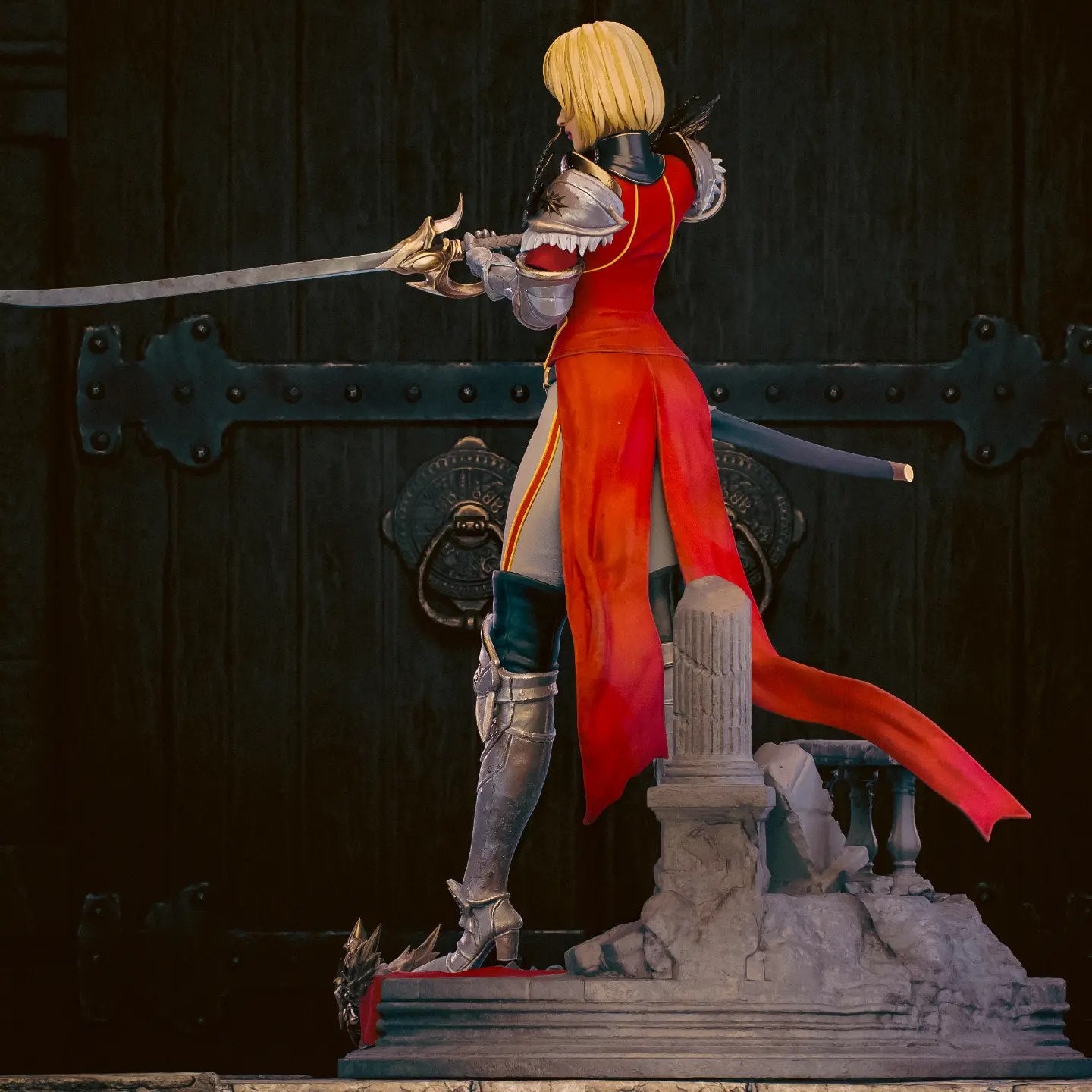 Golden Blade Maiden | Handcrafted Figure