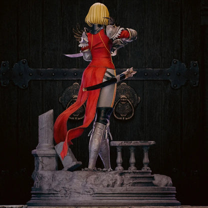 Golden Blade Maiden | Handcrafted Figure