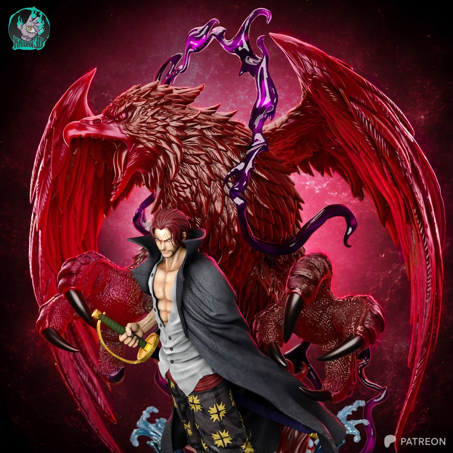 Red-Haired Captain | Handcrafted Figure