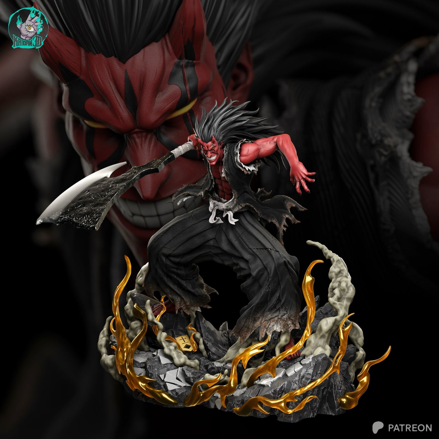 Battle-Crazed Swordsman | Handcrafted Figure