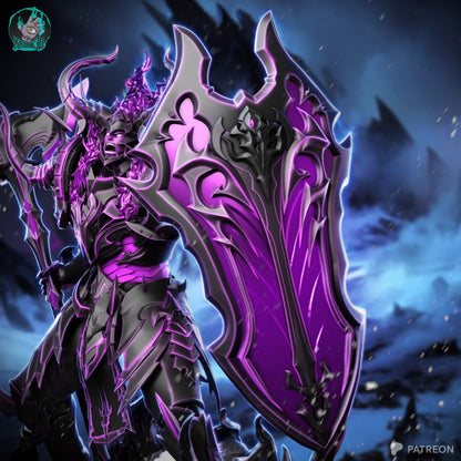 Shadow Iron Knight | Handcrafted Figure