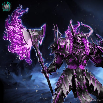 Shadow Iron Knight | Handcrafted Figure