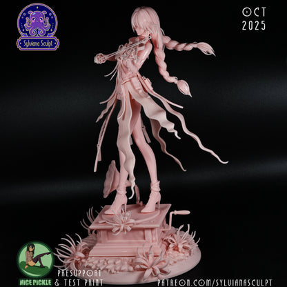 Crimson Conductor | Handcrafted Figure
