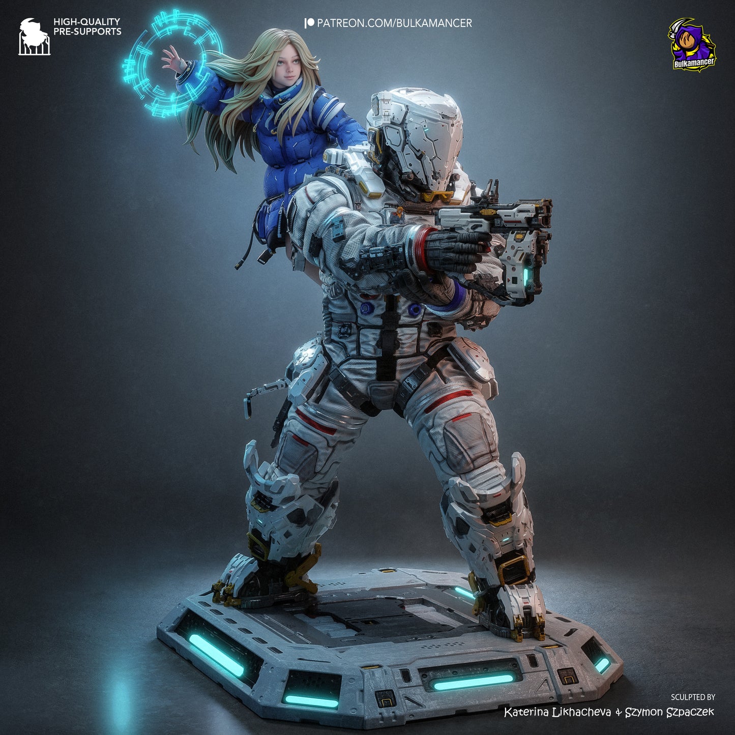 Diana & Hugh | Pragmata | Handcrafted Figure