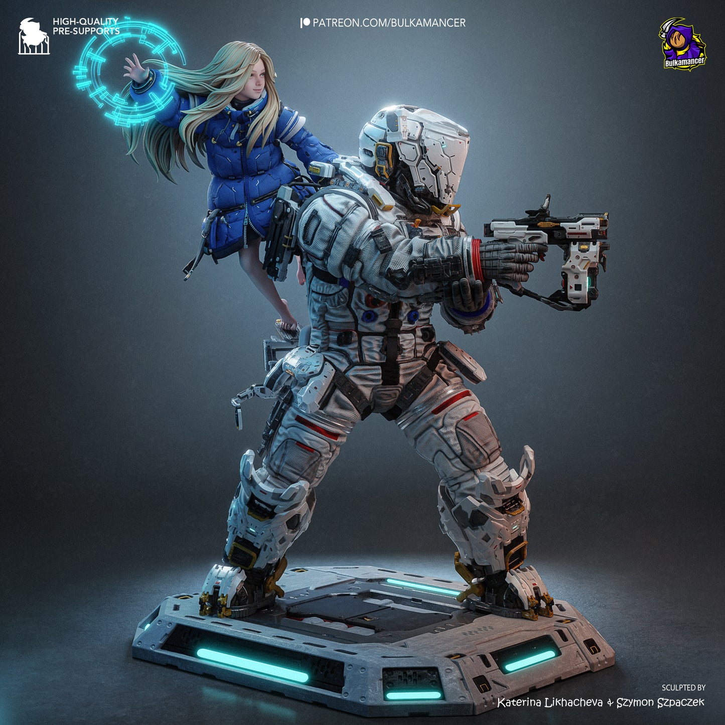 Diana & Hugh | Pragmata | Handcrafted Figure