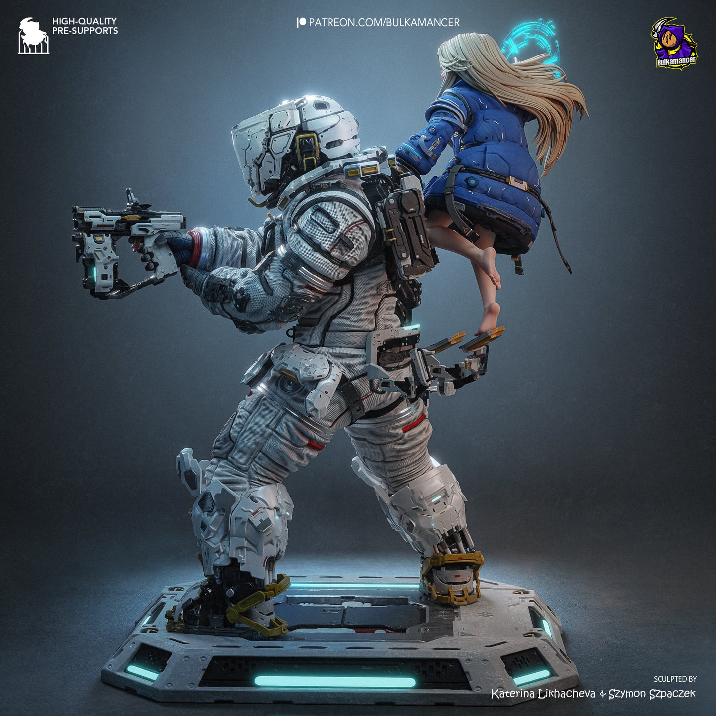 Diana & Hugh | Pragmata | Handcrafted Figure
