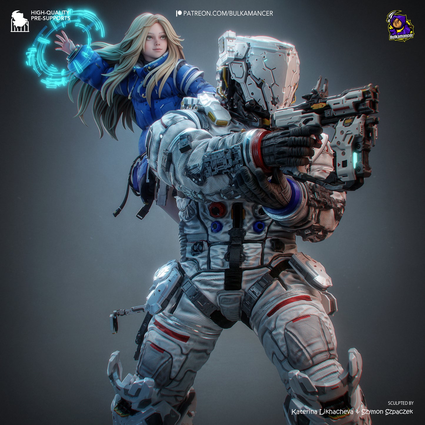 Diana & Hugh | Pragmata | Handcrafted Figure