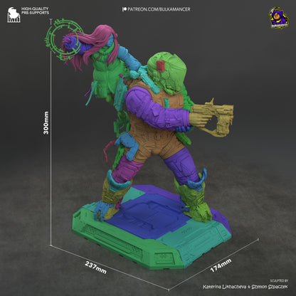 Diana & Hugh | Pragmata | Handcrafted Figure