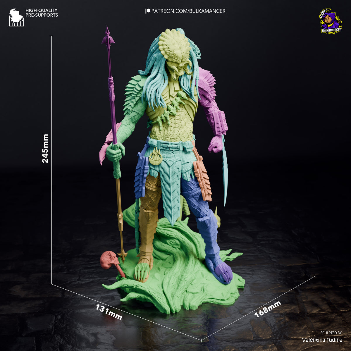Alien Hunter | Handcrafted Figure