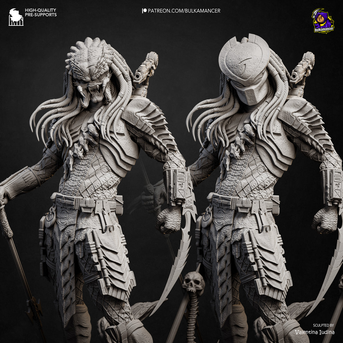 Alien Hunter | Handcrafted Figure