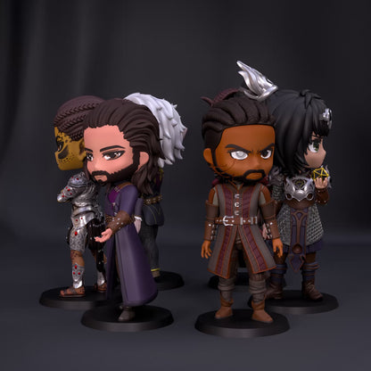 Chibi BG3 team | Baldur's Gate 3 | Handcrafted Figure