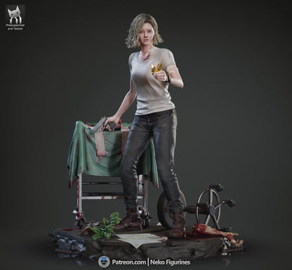 Grace FBI Agent | Survival Horror Game | Handcrafted Figure