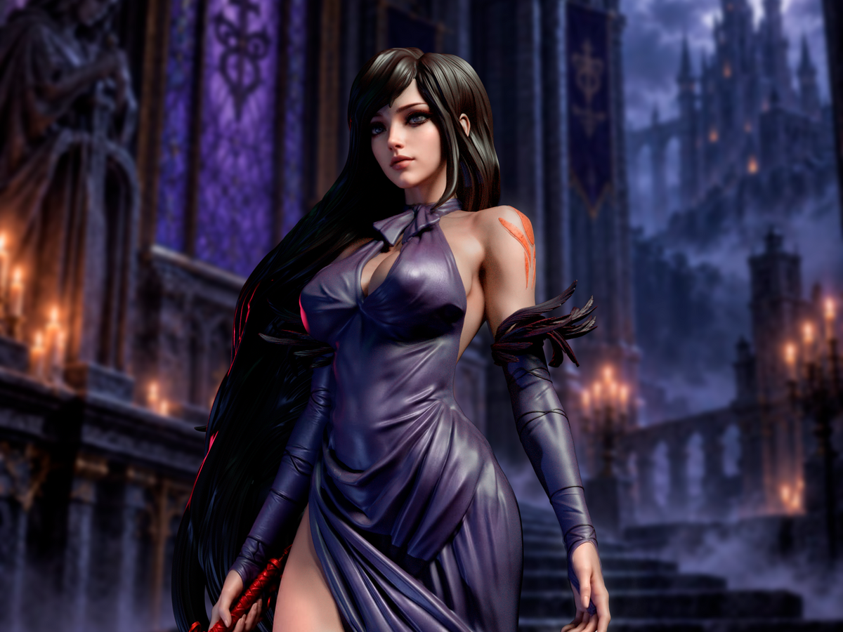 Glyph Huntress | Handcrafted Figure