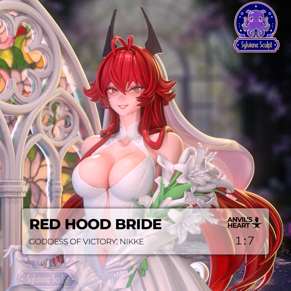 Red-Haired Bride | Handcrafted Figure