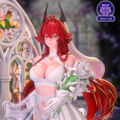 Red-Haired Bride | Handcrafted Figure