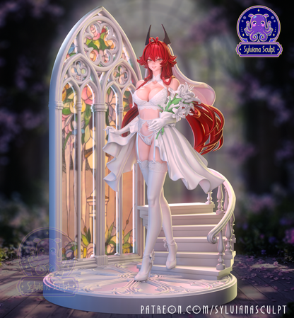 Red-Haired Bride | Handcrafted Figure