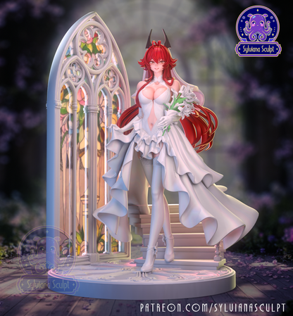 Red-Haired Bride | Handcrafted Figure