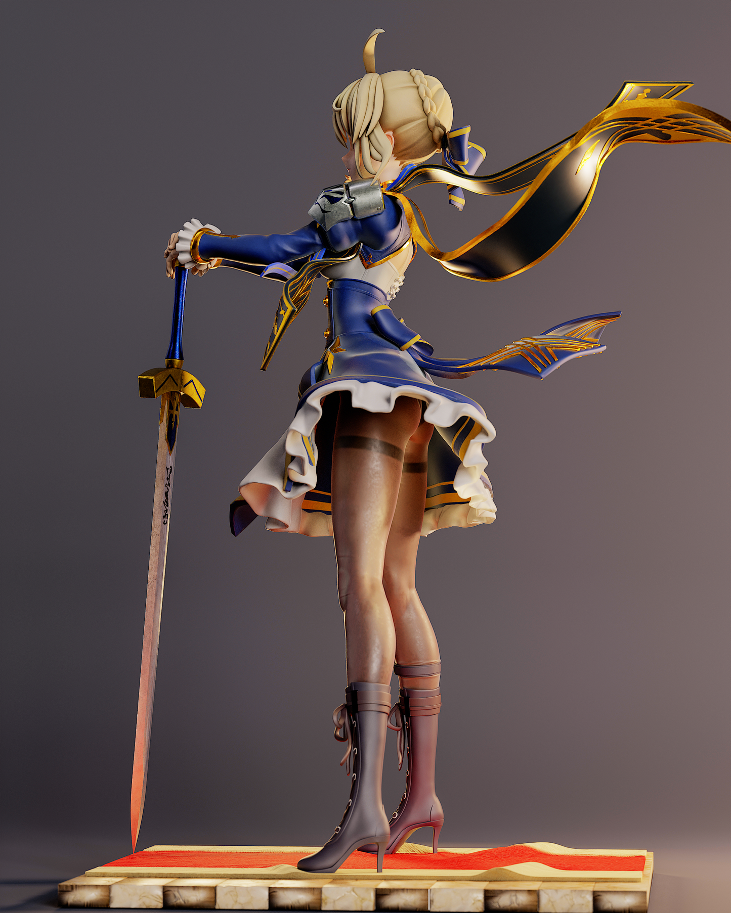 Saber | Honkai Star Rail | Handcrafted Figure