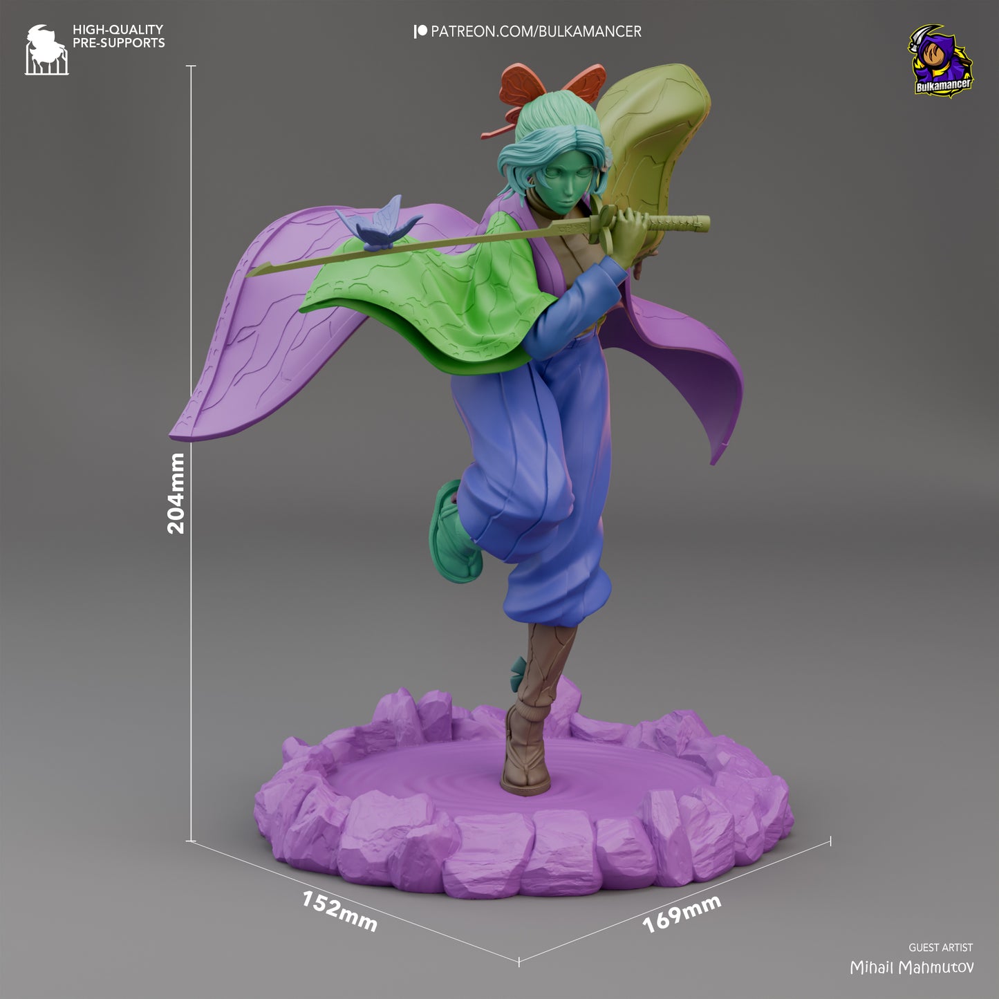 Shinobu Kocho | Demon Slayer | Handcrafted Figure