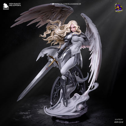 Silver-Eyed Swordswoman | Handcrafted Figure
