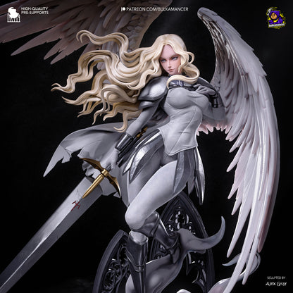 Silver-Eyed Swordswoman | Handcrafted Figure
