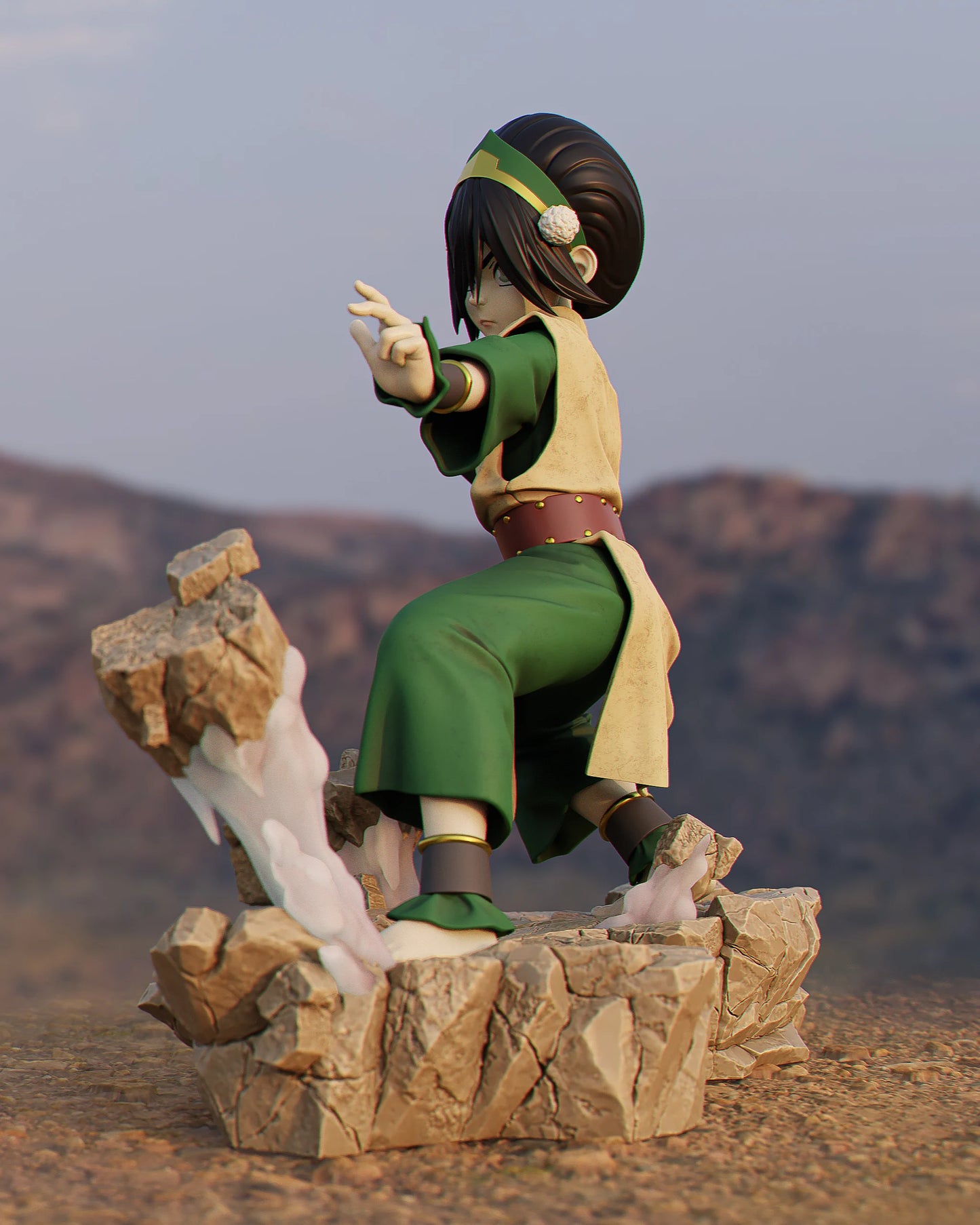Blind Fighter | Handcrafted Figure