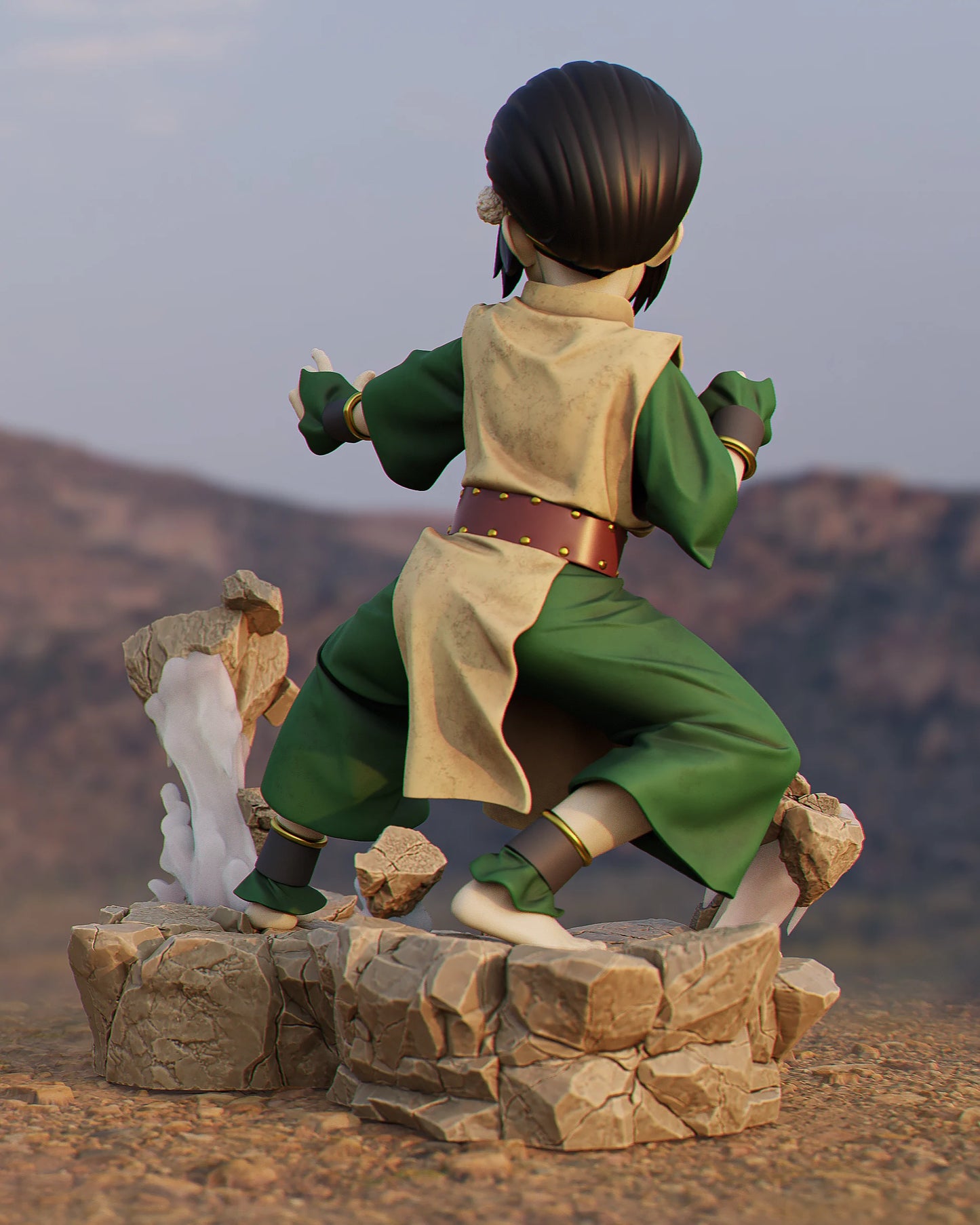 Blind Fighter | Handcrafted Figure