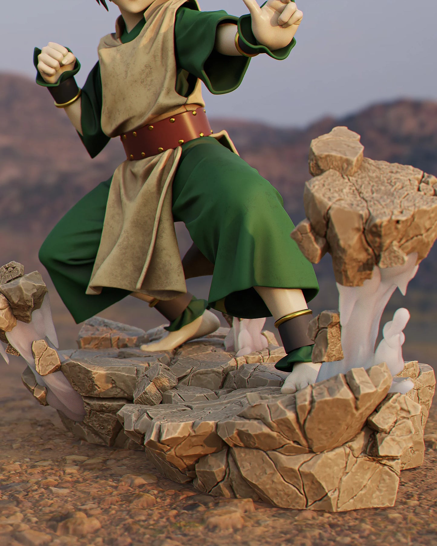 Blind Fighter | Handcrafted Figure