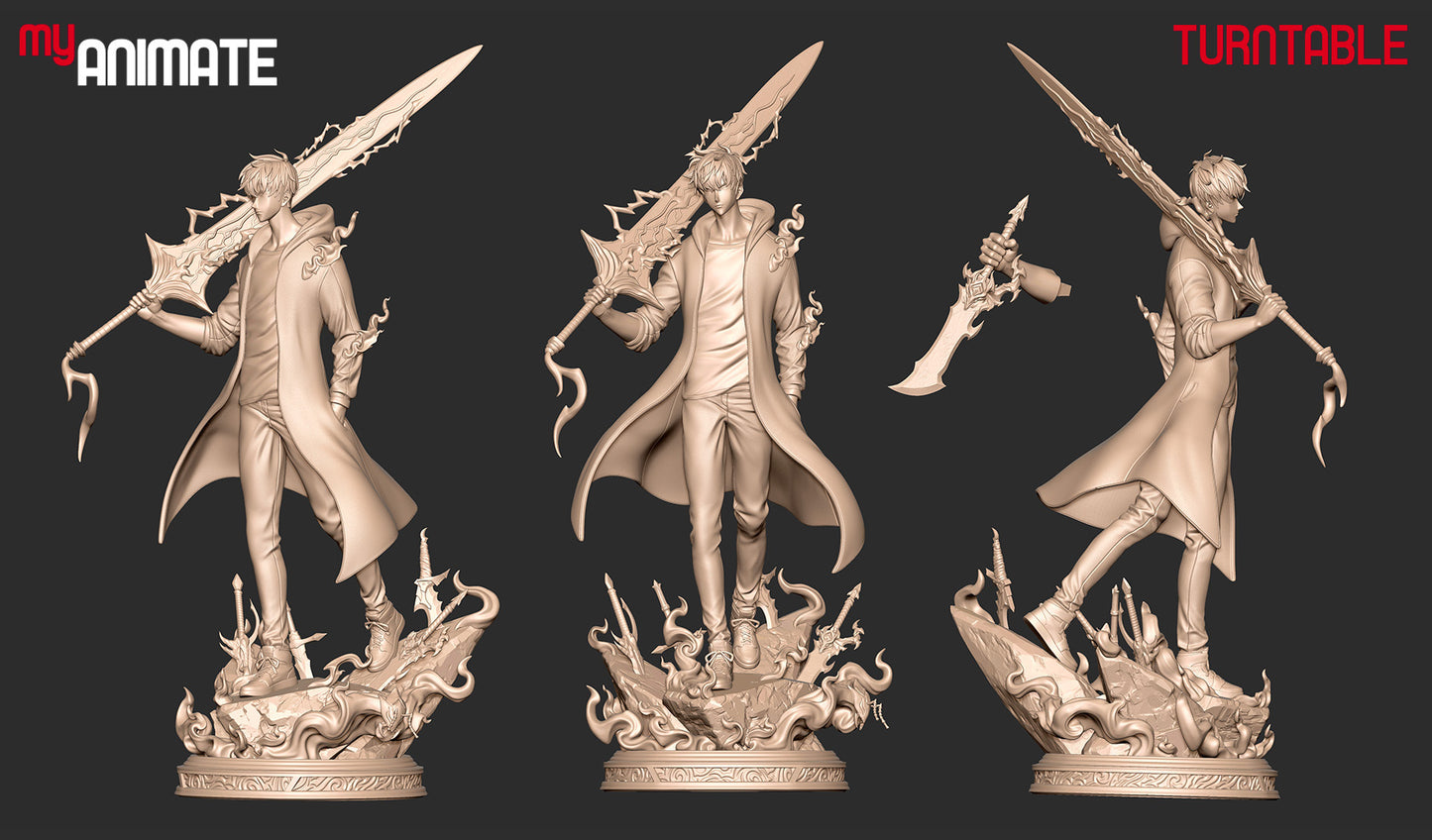 Sung Jin-Woo | Solo Leveling | Handcrafted Figure