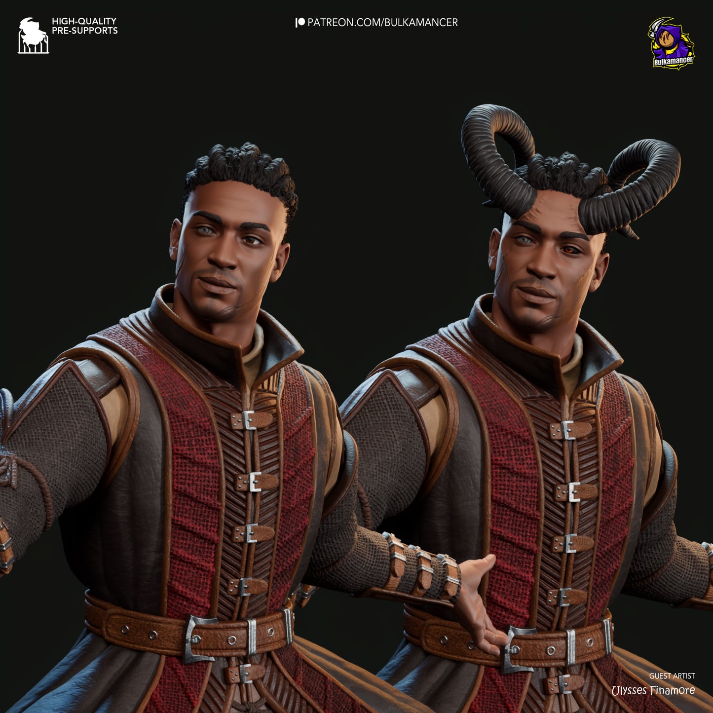 Wyll | Baldur's Gate 3 | Handcrafted Figure