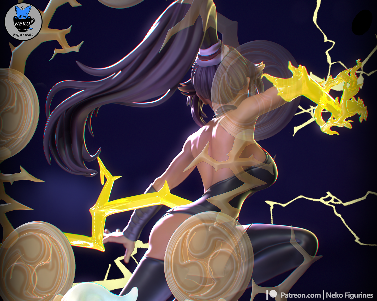 Yoruichi | Bleach | Handcrafted Figure